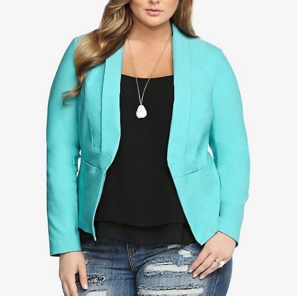torrid Jackets & Blazers - New Gorgeous teal blazer (Plus size) torrid Jackets & Blazers - New Gorgeous teal blazer (Plus size)